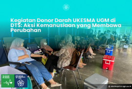 Kegiatan Donor Darah UKESMA UGM di DTS