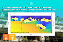 Dr. Eng. Wakhidatik Nurfaida, S.T., M.Eng, Dosen DTS SV Melakukan Penelitian dengan Judul Nearshore Wave Energy Potencies Around Eastern Indonesia