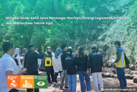 Mitigasi Sesar Aktif Jalur Ponorogo-Pacitan