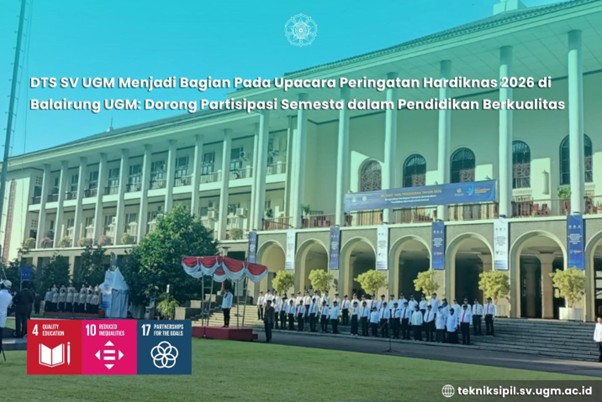 DTS SV UGM Menjadi Bagian pada Upacara Peringatan Hardiknas 2026 di Balairung UGM: Dorong Partisipasi Semesta dalam Pendidikan Berkualitas