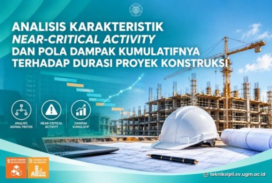 Teliti Near-Critical Activity pada Jadwal Proyek Gedung Bertingkat, Dosen SV UGM Dorong Pengendalian Jadwal Konstruksi yang Lebih Antisipatif (Bagian I)